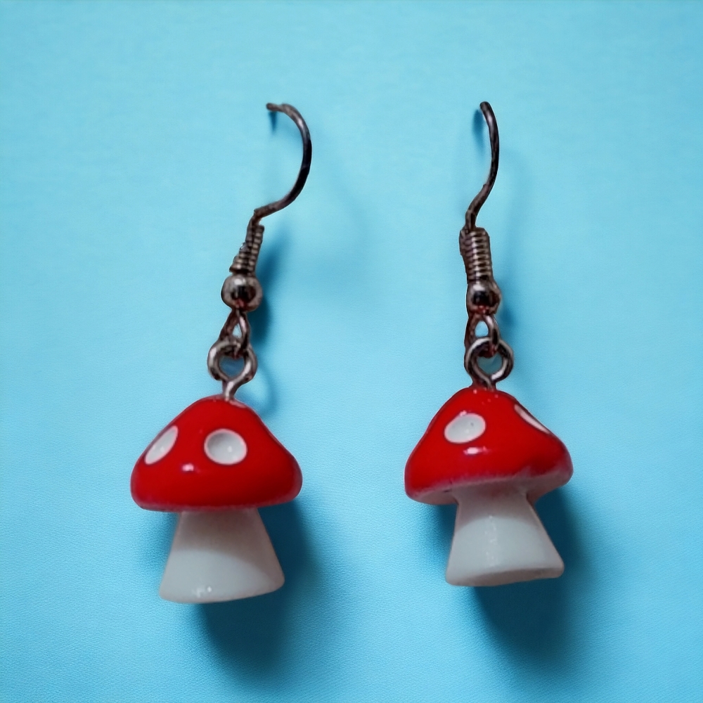 Mushroom Earrings